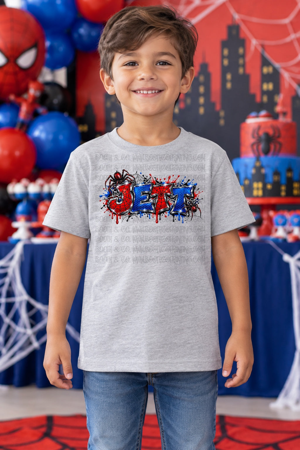 Spider-Man Themed Custom Name
