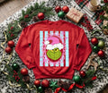 Preppy Striped Grinch