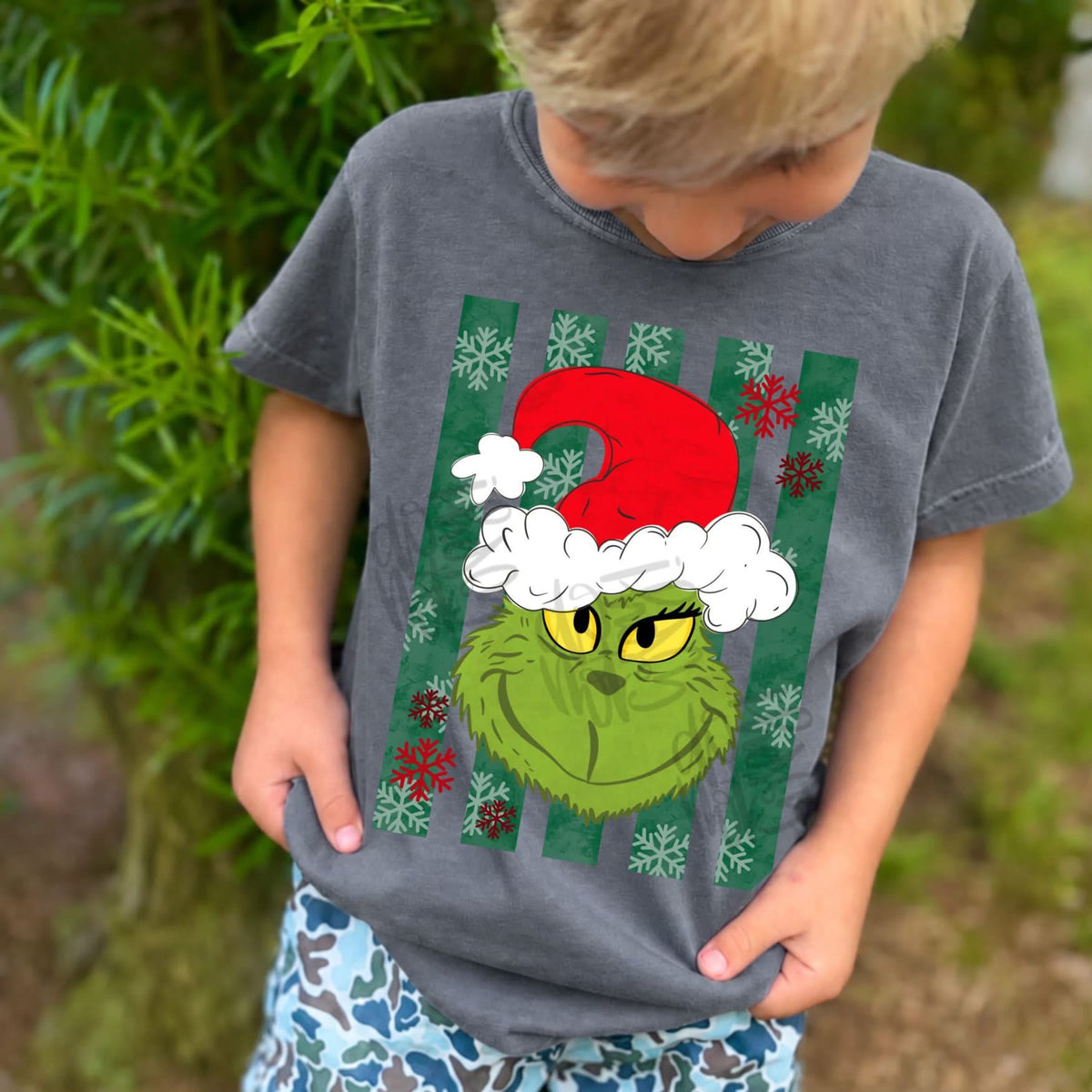 Olive Striped Grinch