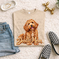 Oil-Painted Golden Doodle Mom