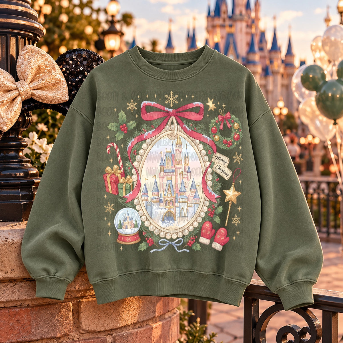 Disney Princess Castle Christmas Ornament
