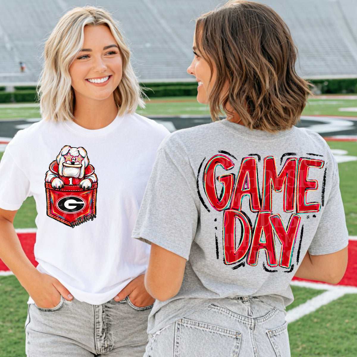 Pocket Buddy Game Day (Back)- Georgia