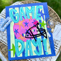 Preppy Game Day Helmet with Stars