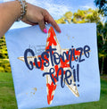 Baseball Splatter Star- Custom Wording
