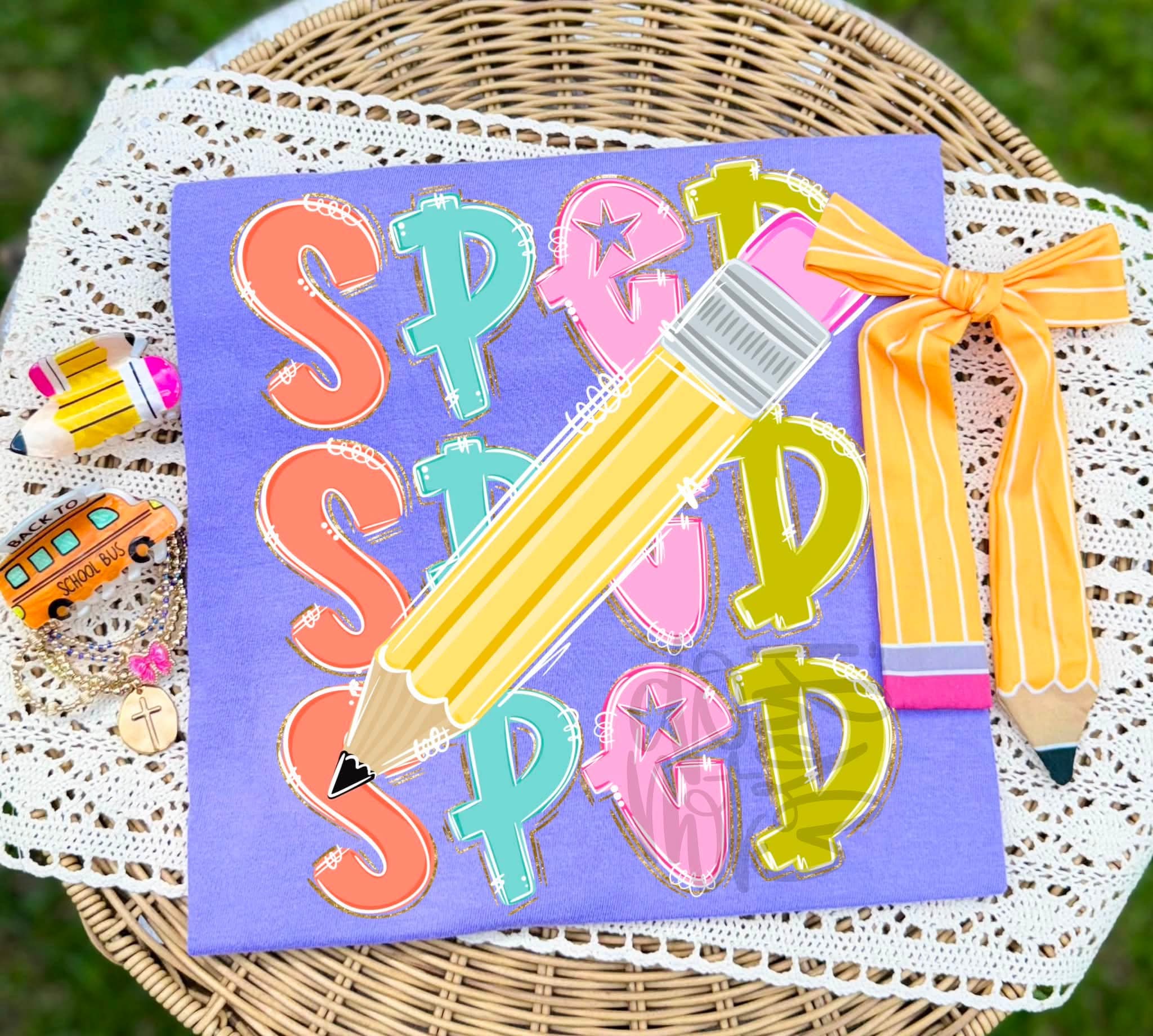 SPED Pencil Stacked