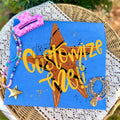 Basketball Splatter Star- Custom Wording