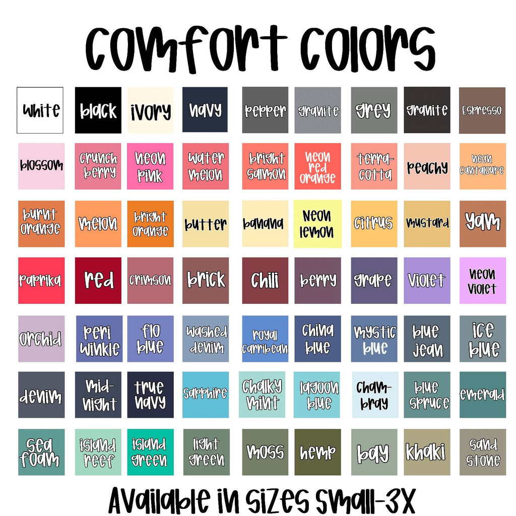 Hot Girls Dont Trademark Pattern COMFORT COLORS