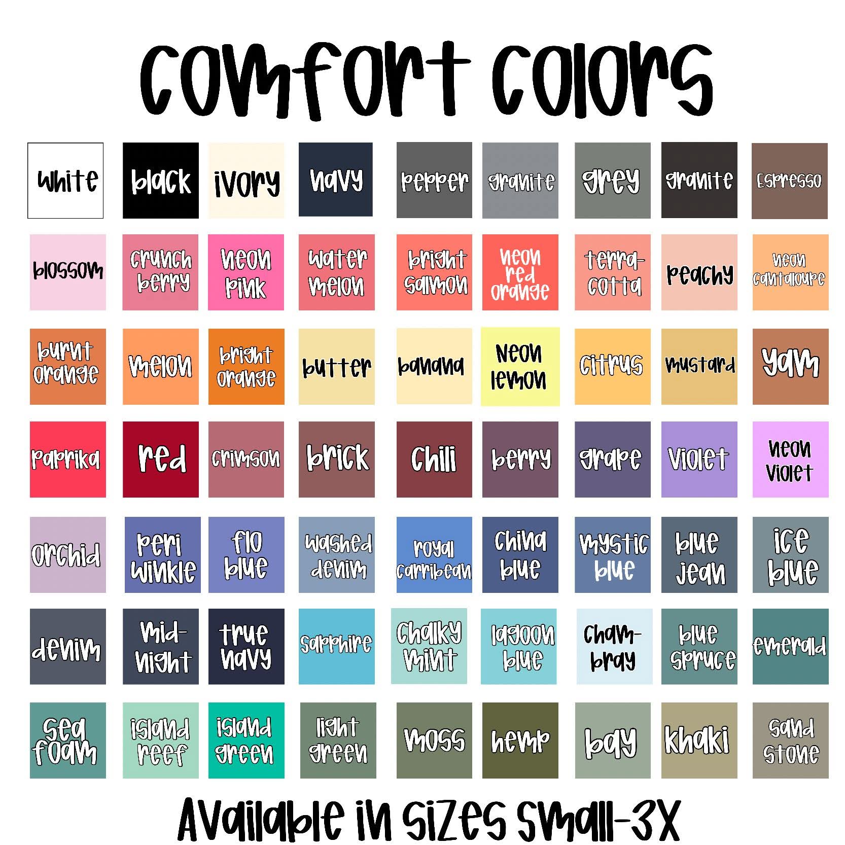 Hot Girls Dont Trademark Pattern COMFORT COLORS